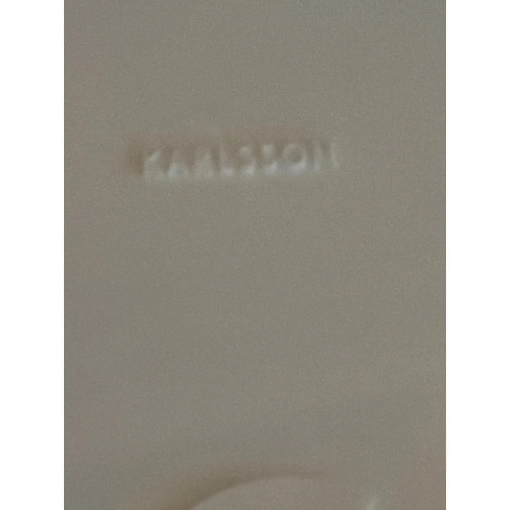 Karlsson Wall Clock White Silver Mr White Minimalist Debossed Numbers Chrome Rim